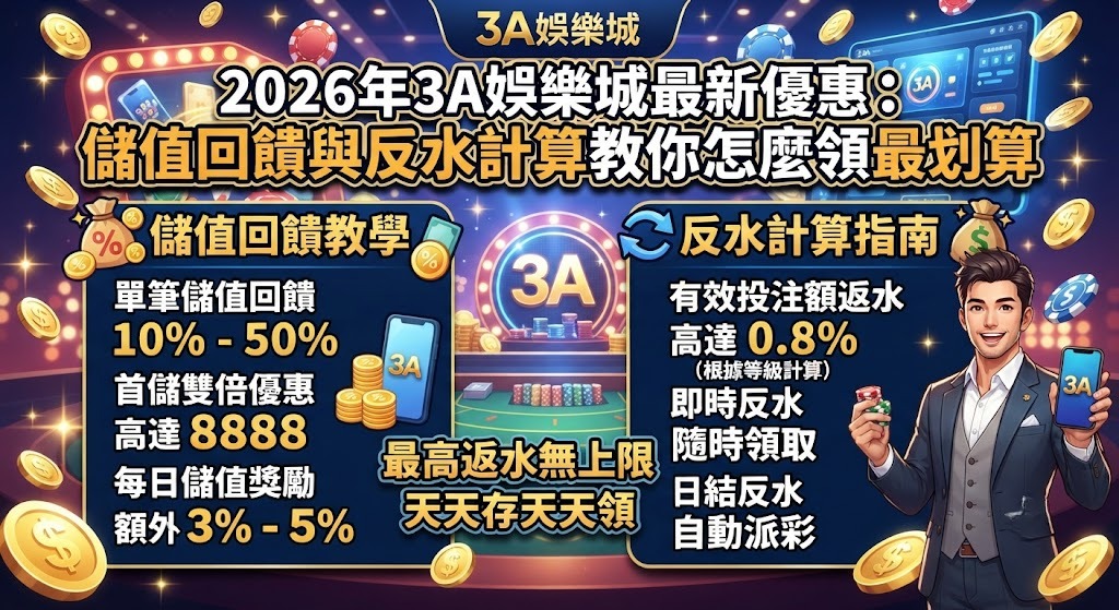 2026年3A娛樂城最新優惠